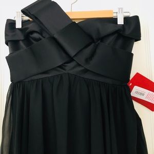 New with tag black special occasion mini dress